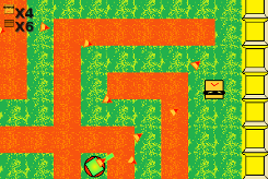 The Thief screen shot, showing the thief running from bullets